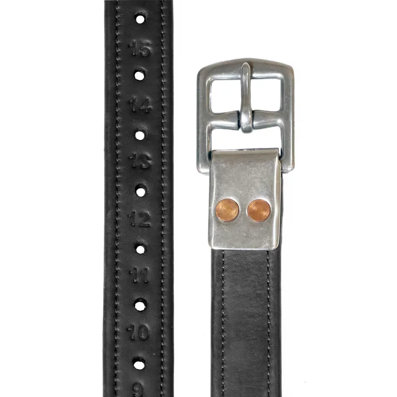 Henry James Calfskin Stirrup Leathers - Black